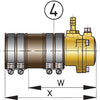 VETUS 25mm self-aligning inner bearing