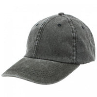 Pre-Washed Faded Baseball Cap - available in Beige, Grey, Blue or Green
