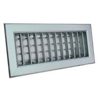 Aluminum 4 way Supply Grille, 100x100 mm (4x4") 69466N