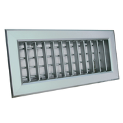 Aluminum 4 way Supply Grille, 100x100 mm (4x4") 69466N