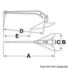 CQR anchor, original model 6.5 kg