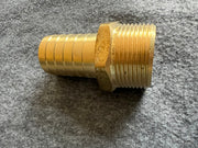 AG DZR Hose Connector 1-1/2" BSP Taper Male - 1-1/4" Hose