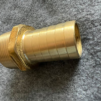 AG DZR Hose Connector 1-1/2" BSP Taper Male - 1-1/4" Hose