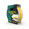 PSP Colour Stripe Double Stripe D1 21mm Yellow 21mm x 50m