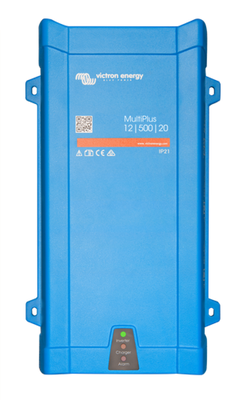 Victron Phoenix Sine Wave MultiPlus. 12V, 500VA Inverter with 20 Amp Charger (IP21).