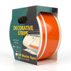 PSP Colour Stripe Double Stripe D3 40mm Orange 40mm x 50m