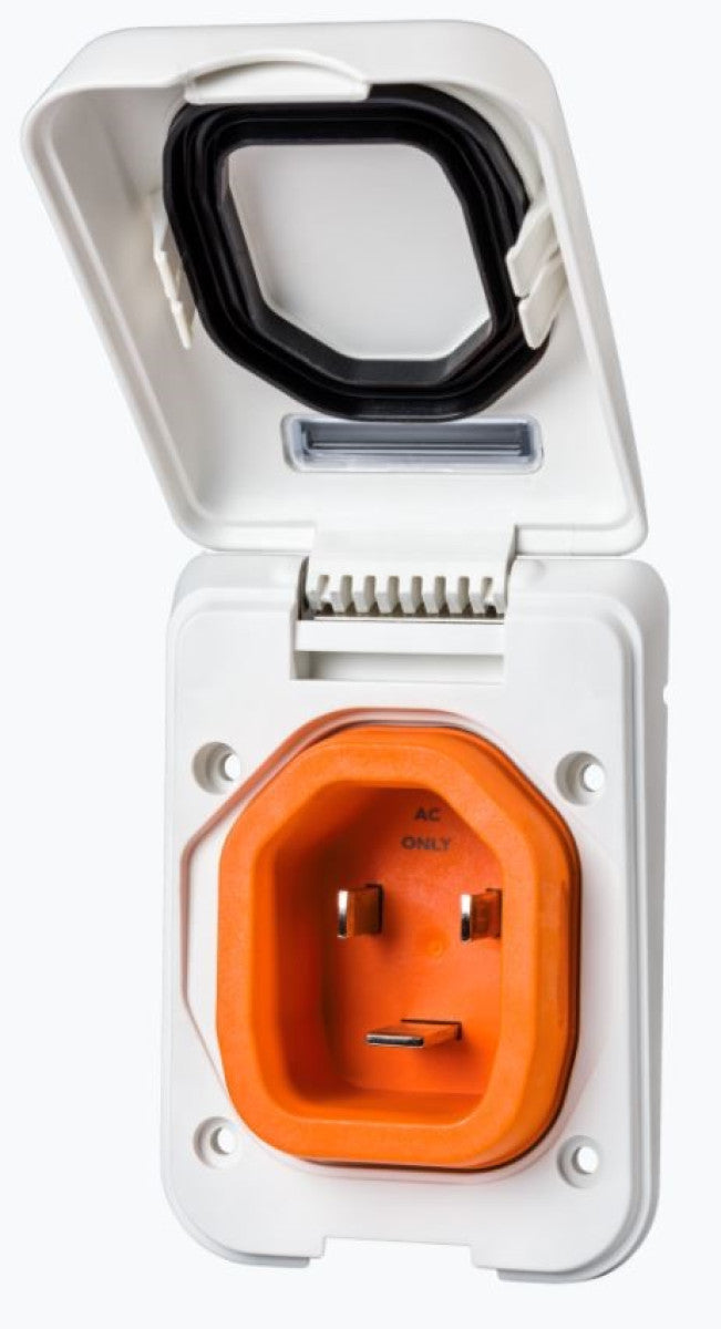 SmartPlug Non-metalic shorepower inlet. 125V - 30A - IP56