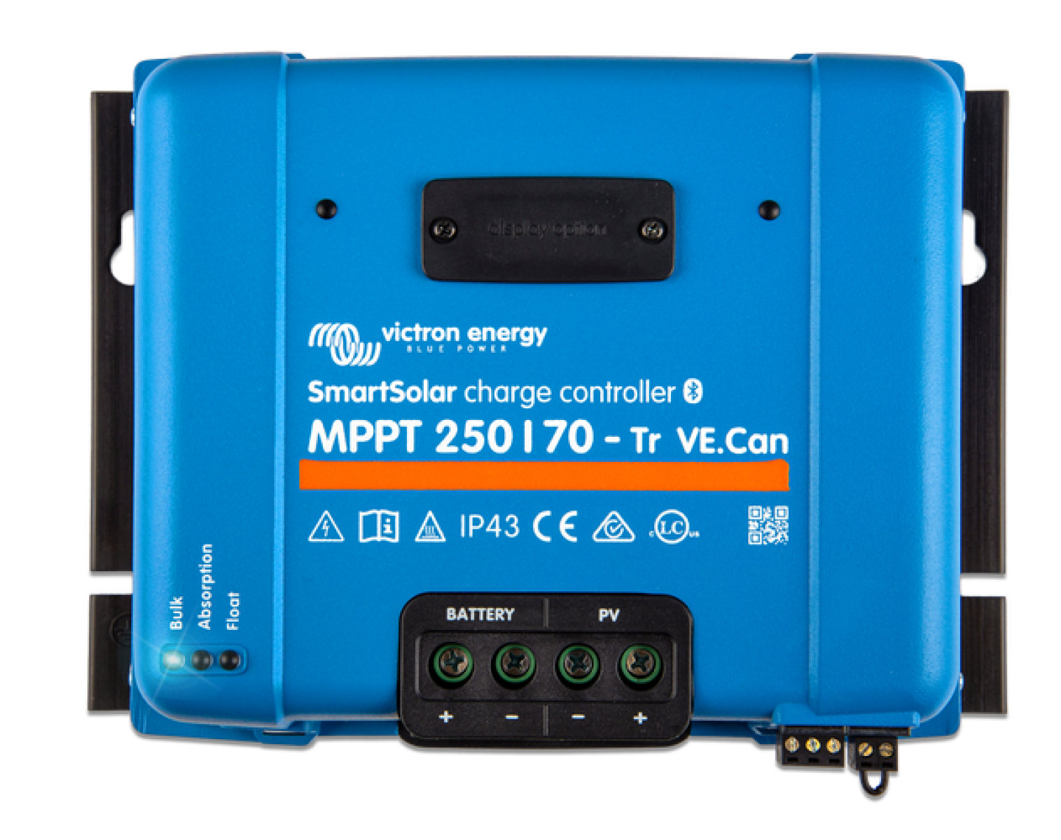 Victron BlueSolar 250/70 SMART CHARGE Controller with terminal clamp connection