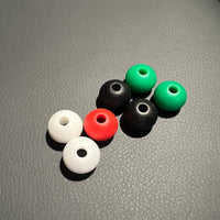 Pack of 7 x 16 mm od ball stoppers for rope or shock cord