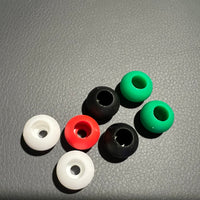 Pack of 7 x 16 mm od ball stoppers for rope or shock cord