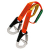 Basic 2 hook 1m Safety Line Orange - BALTIC