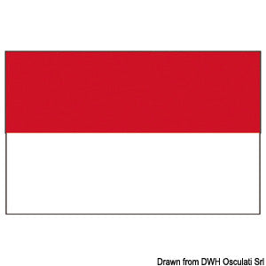 Flag Principality of Monaco 70 x 100 cm