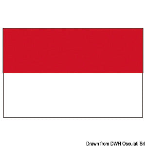 Flag of Principality of Monaco 80 x 120 cm