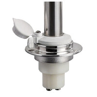 Recess-fit removable led white pole