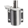 SS light pole 60 cm w/white plastic light