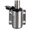 SS light pole 60 cm w/black plastic light