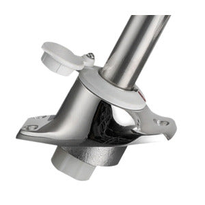 360° pull-out white pole light 30° on axis