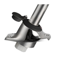 Pull-out black pole light 30° on axis 100 cm