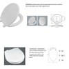 Soft Close Seat - Space Saver and Compact Model