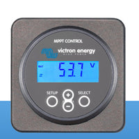 Remote control panel for MPPT solar charge controllers.