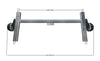 AL-KO 1500kg Galvanised Boat Trailer Axle 5x112mm PCD