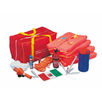 Standard safety equipment bag for pleasure marine boats within 12 miles without course signal - 12 mile model without emergency signals - 12 miles [N1912151]