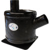 Centek GRP Exhaust Waterlock (Side Angle In - Top Out / 89mm Hose)