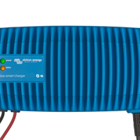 Victron Blue Smart 24 Volt 12 Amp battery charger - IP67 - single output - 200-265Vac input (BPC241247026) - UK STYLE PLUG