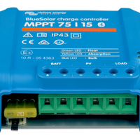 Victron BlueSolar Charge Controller - Auto Select Voltage - 12/24v 15A - MPPT-75/15