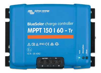 Victron BlueSolar Charge Controller 12/24/36/48v - 150/60 - Terminal clamp connection
