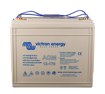 12V/170Ah AGM Super Cycle Batt. M8-insert style terminal