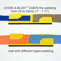 Clamcleat Chok-a-Blok strap guard for webbing up to 38mm (1 1/2")