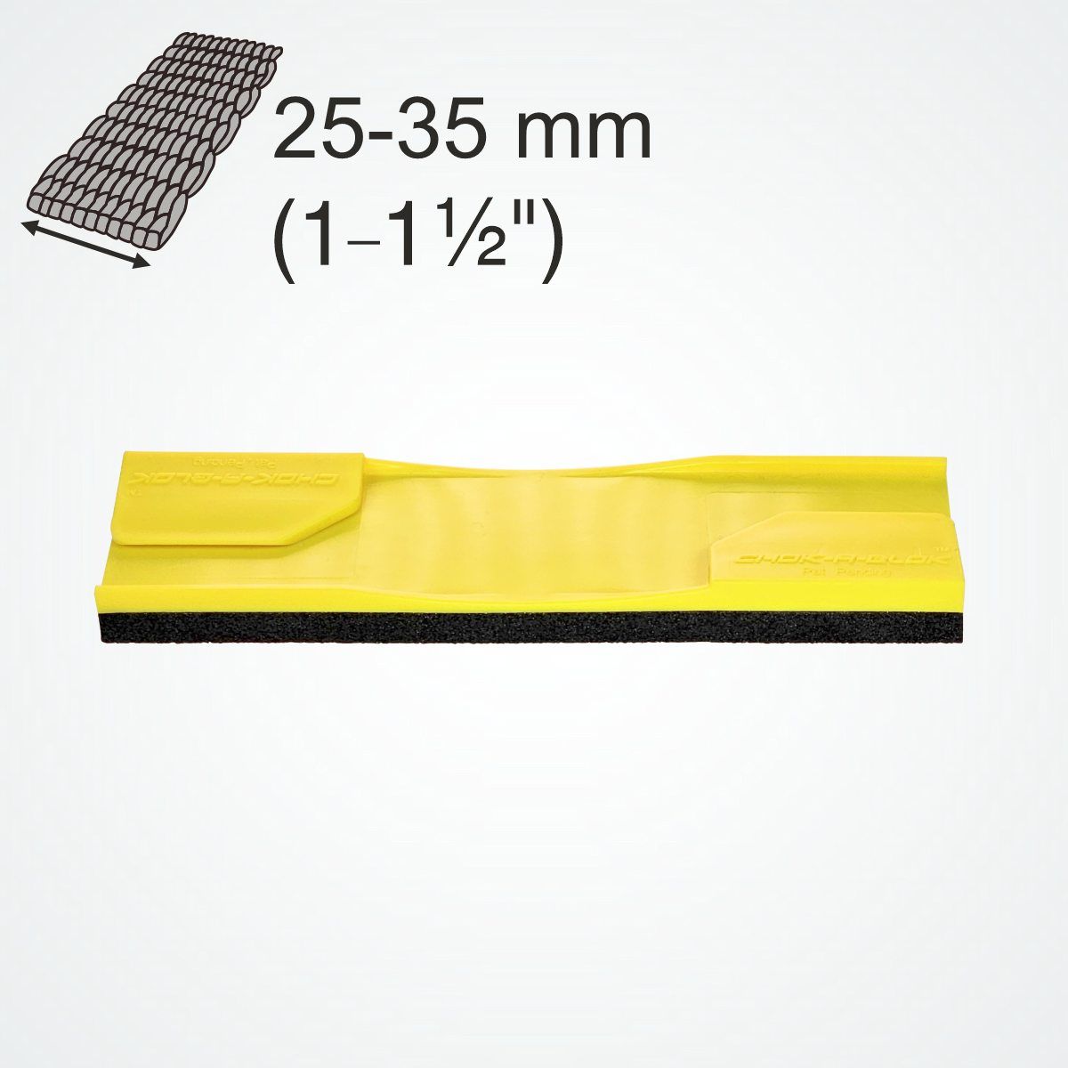 CHOK-A-BLOK™ strap guard for webbing from 25mm (1") to 35mm (1 1/2")