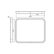 Secural Inner Aluminium Frame 36mm 104952