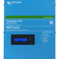 Victron EasySolar-II GX - 24v 3000vA 70A charger - 230vAC - 32A AC transfer Relay with a 250/70 MPPT