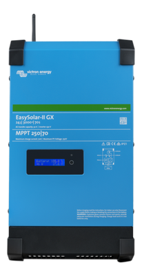 Victron EasySolar-II GX - 24v 3000vA 70A charger - 230vAC - 32A AC transfer Relay with a 250/70 MPPT