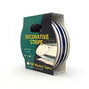 PSP Colour Stripe Triple Stripe T1 19mm Dark Blue 19mm x 10m