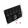 5 Gang Switch Panel with LED indication and rocker switches 12v/24v