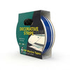 PSP Colour Stripe Double Stripe D1 21mm Mid Blue 21mm x 50m
