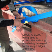 CHOK-A-BLOK™ strap guard for webbing from 35mm (1 1/2") to 50mm (2")