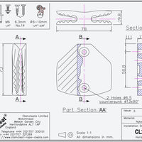 Clamcleat CL202 - Horizontal Cleat