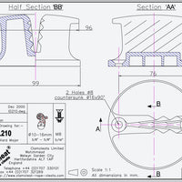 Clamcleat CL210 - Clam Bollard Major