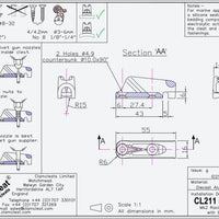 Clamcleat CL211 MK2/S2 Racing Junior Mk2 with Becket