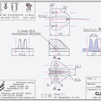 Clamcleat CL215 - Side-Fixing Midi