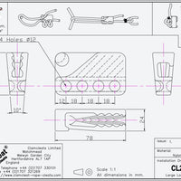 Clamcleat CL234 - Fender Cleat