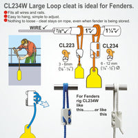 Clamcleat CL234 - Fender Cleat