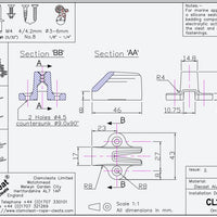 Clamcleat CL255 Omega