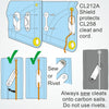 Clamcleat CL258 Racing Fine Line (Starboard)