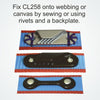 Clamcleat CL258 Racing Fine Line (Starboard)