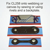 Clamcleat CL258 Racing Fine Line (Starboard)